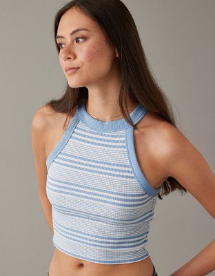AE High-Neck Tank Top | American Eagle Outfitters (US & CA)