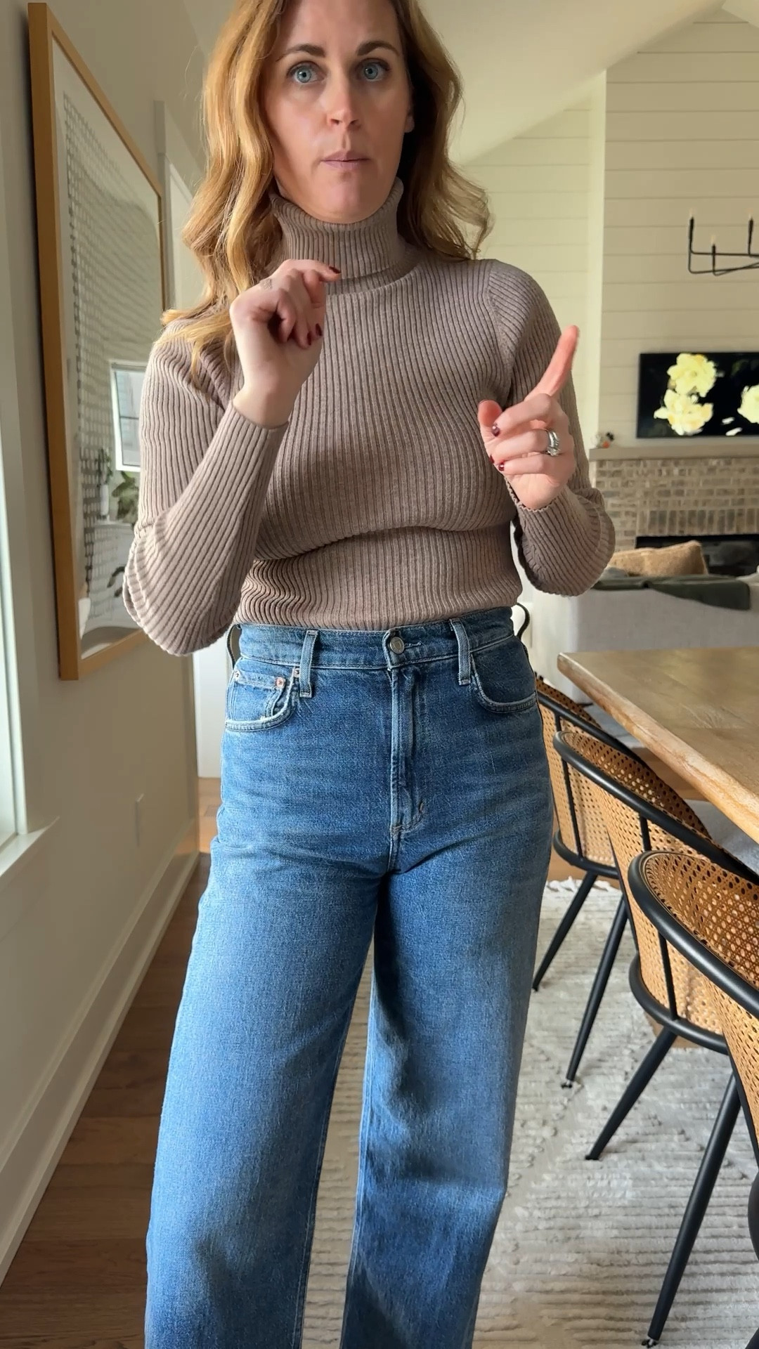 Top size small
Jeans size 25

#LTKOver40 #LTKStyleTip #LTKSeasonal