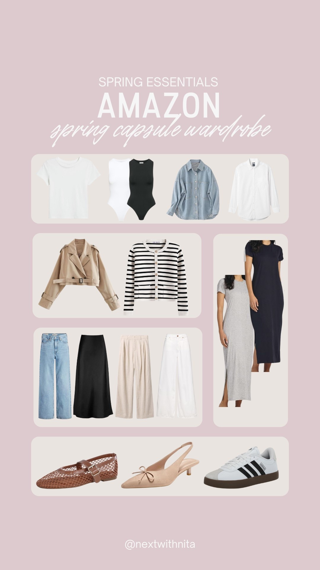 Spring capsule wardrobe pieces from Amazon! 🫶🏽🫶🏽

#LTKSeasonal #LTKSpringSale #LTKStyleTip