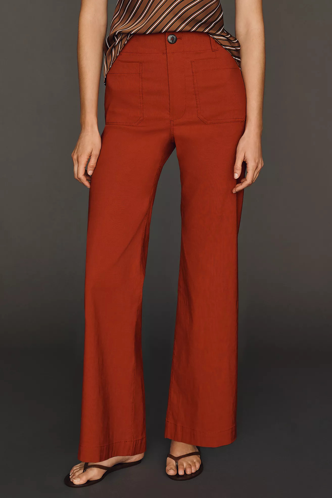 Maeve Colette High-Rise Wide-Leg Full-Length Pants in Magic Fabric | Anthropologie (US)