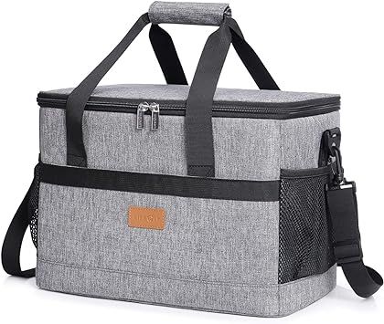 Lifewit Cooler Bag 20/30/40L，Collapsible and Insulated Large Lunch Bag Leakproof Soft Cooler Po... | Amazon (US)