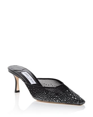 Jimmy ChooWomen's Vivi 65 Degrade Crystal Mesh Mules Be the first to Write A Review | Bloomingdale's (US)