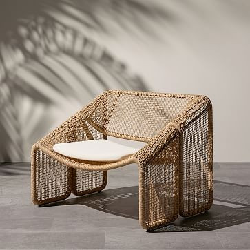 Woven Wicker Outdoor Chair | West Elm (US)