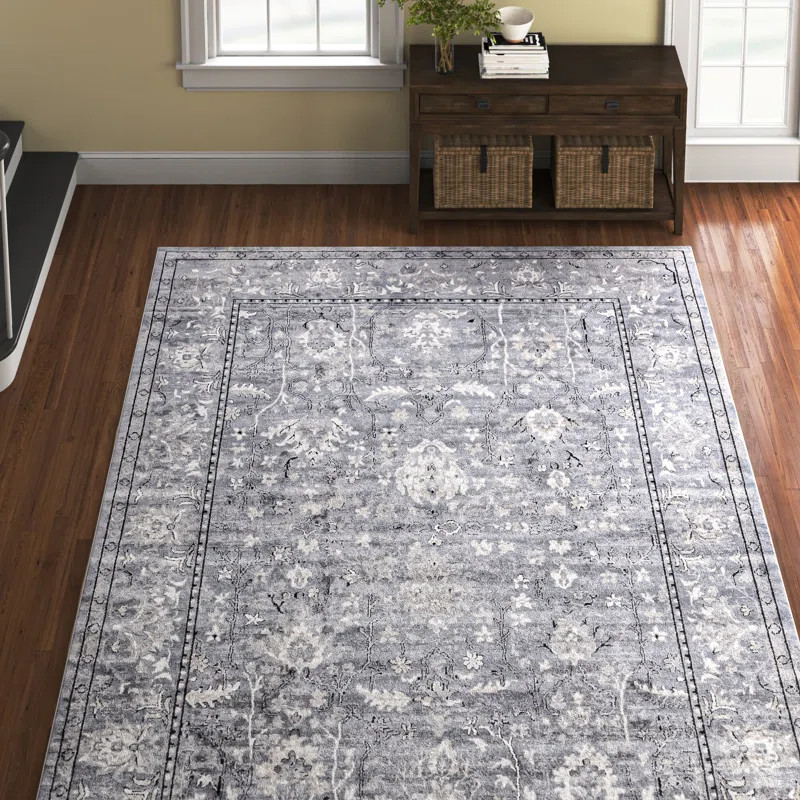 Singleton Oriental Area Rug in Ivory | Wayfair North America