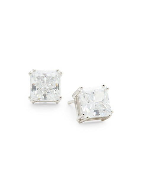 ​Sterling Silver & Cubic Zirconia Stud Earrings | Saks Fifth Avenue OFF 5TH