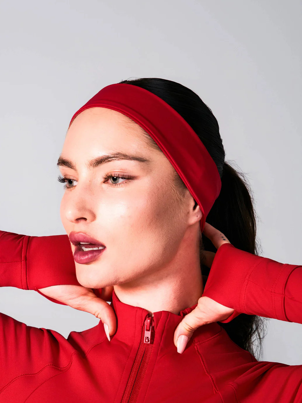 Airbrush Headband - Onyx Black | Buffbunny Collection