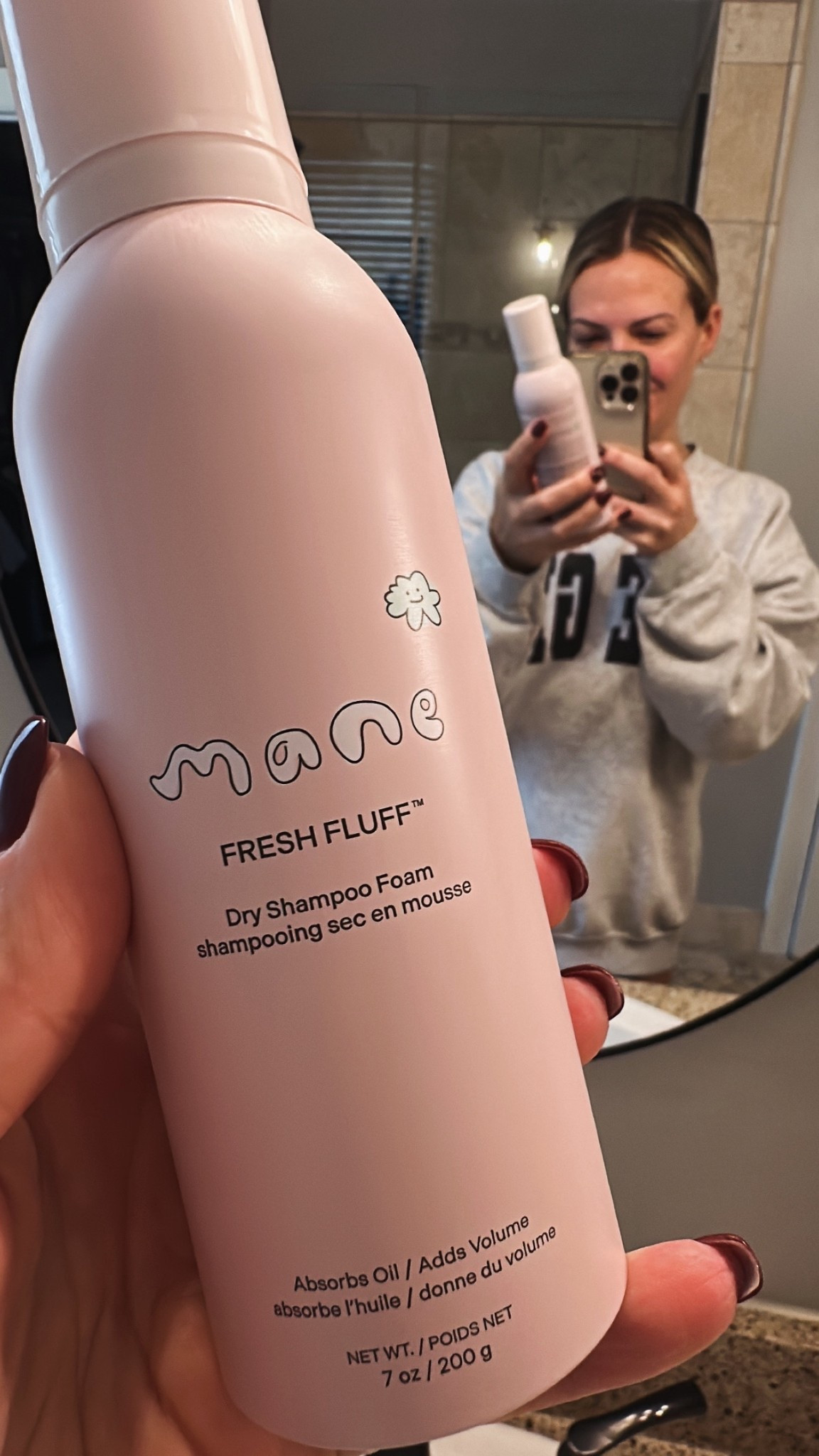 Mane fresh fluff dry shampoo is a foam dry shampoo 

#LTKBeauty