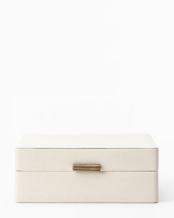 White Shagreen Box | McGee & Co.