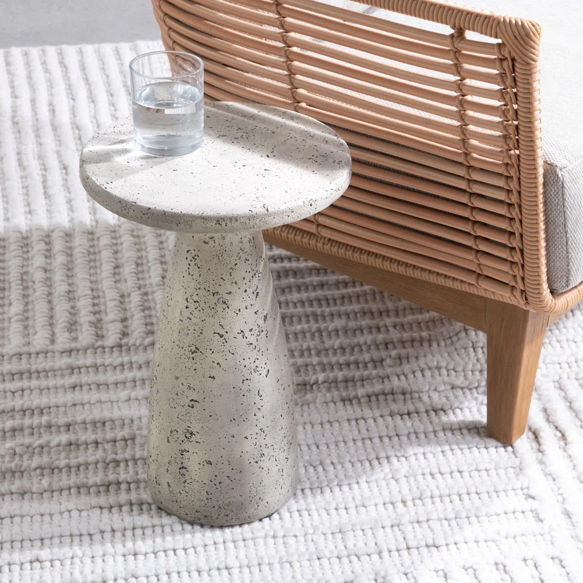 Adainville 13'' Concrete Outdoor Side Table | Joss & Main