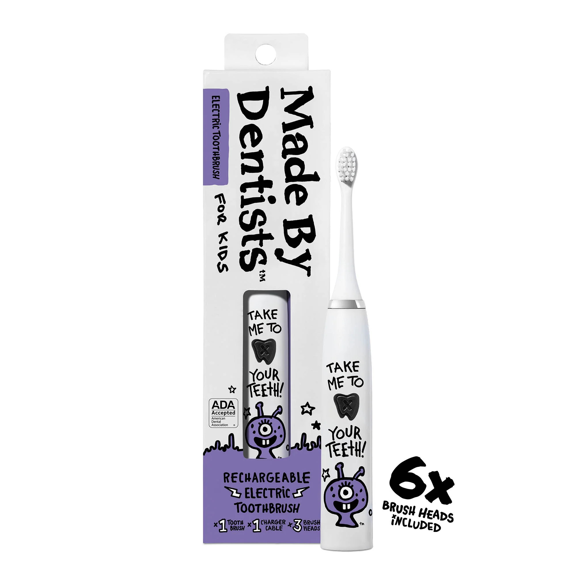 Kids Rechargeable Electric Toothbrush - Alien | Made By Dentists