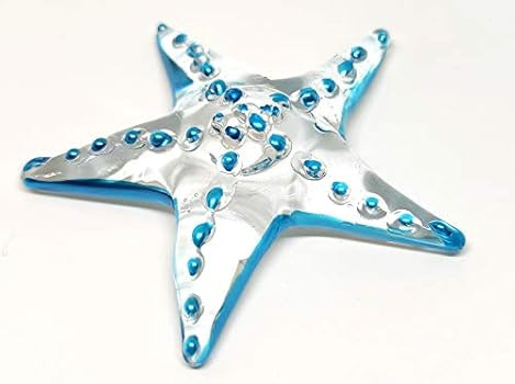 Sansukjai Starfish Miniature Figurines Animals Hand Painted Blown Glass Art Collectible Gift Decorat | Amazon (US)