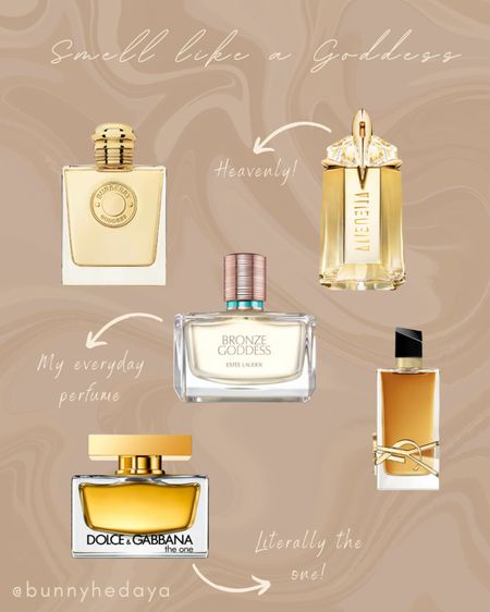 Would you all like to smell like a goddess? My all time fav perfumes!

#perfumes #smellgood #smelllikeagoddess #goddessperfumes #scents #dolce&Gabbana #burberry 

#LTKbeauty #LTKstyletip #LTKxSephora