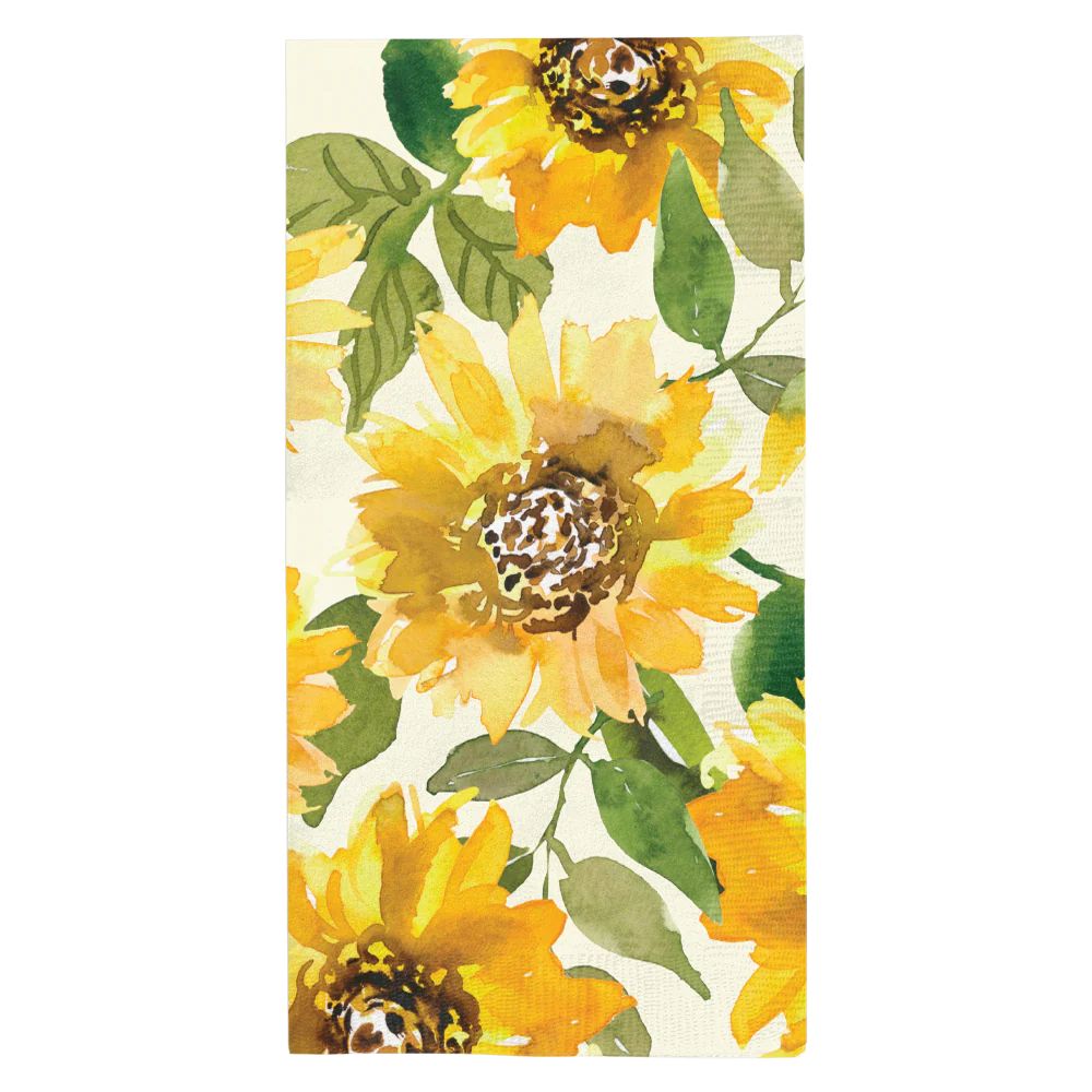 Guest Towel Sunflower 3 Ply/20pk | Sophistiplate