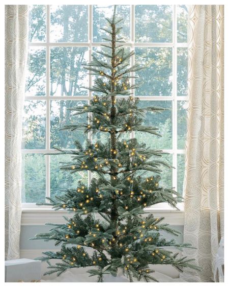 This sweet Norfolk Pine Tree comes in several heights, I have 7’ and 9’ for my Living Room this year.  This tree comes with or without lights, I prefer the prelit version. This tree is perfect for the ornament collector because there is so much room between the branches 
.
#christmastree #norfolkpinetree #firtree 

#LTKhome #LTKHoliday #LTKSeasonal