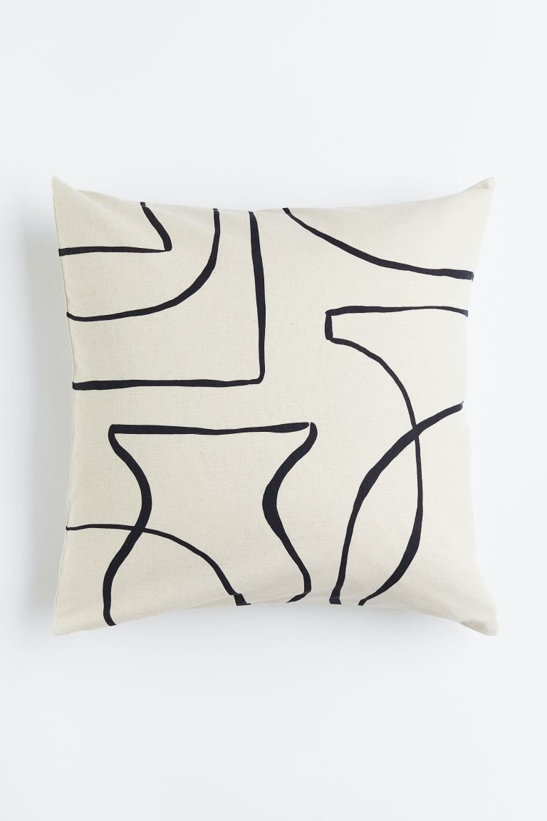 Cotton Canvas Cushion Cover | H&M (US + CA)