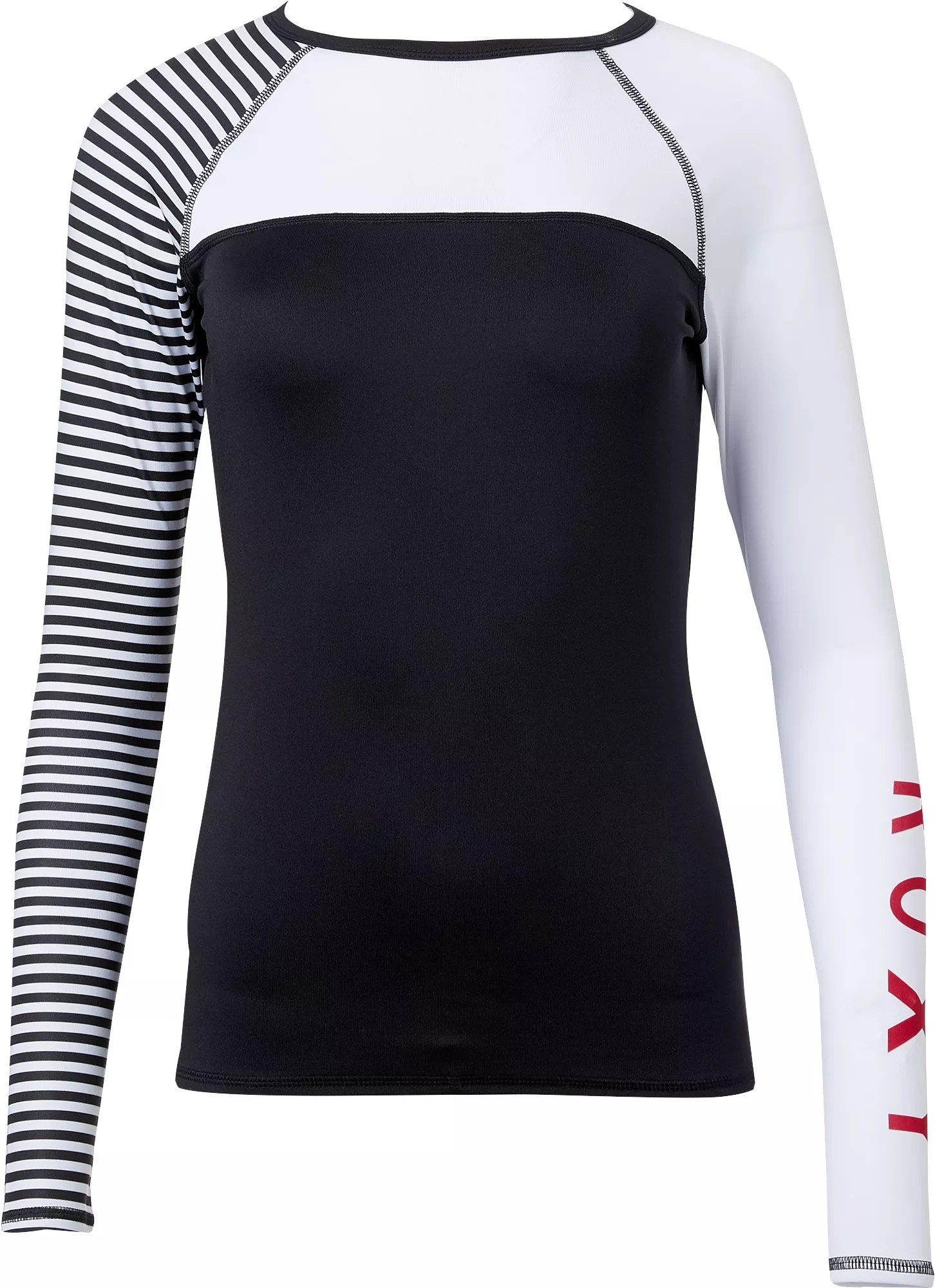 Roxy Women's Stripe Long Sleeve Rash Guard, ocean | Dick's Sporting Goods