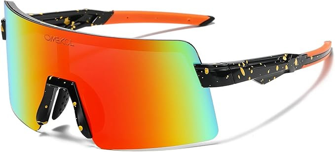 OMEKOL Two Sizes For Adults and Youth Polarized Sunglasses Men Women Outdoor Sport Baseball Glass... | Amazon (US)