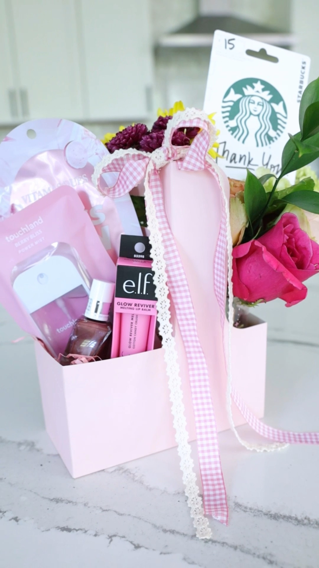 Teacher gift idea that actually makes sense.

Skip another mug and build a coffee carrier gift instead—filled with things they’ll actually use: lip gloss, face mask, nail polish, hand sanitizer, and a gift card.

Also perfect for Mother’s Day if you need something quick, easy, and still thoughtful. Everything is linked to recreate this.

#LTKMothersDay #LTKBeauty #LTKmomlife