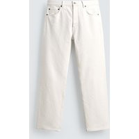 Zara - Aaron Levine X Zara Straight Fit Jeans - White - 29 (Us 29) - Man | Zara US
