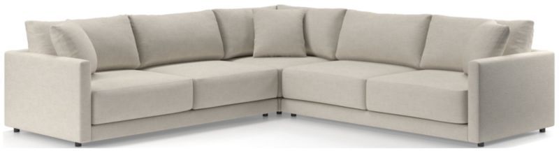 Gather 3-Piece Sectional | Crate and Barrel | Crate & Barrel