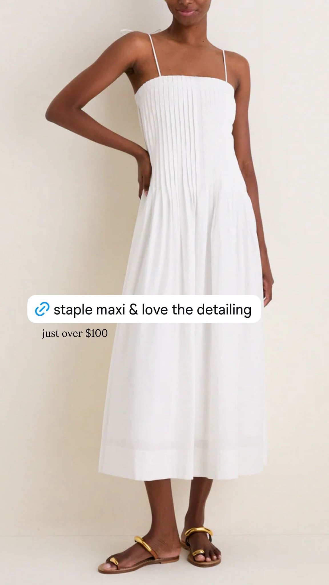 a staple maxi just over $100 🤍 loveee the detailing on this and how easy it is to dress up or down. also fab for brides to be or attending baby showers this spring!

#LTKSeasonal