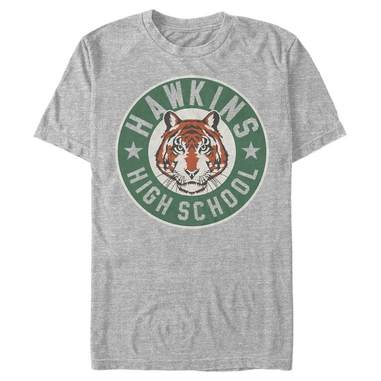 Netflix Men's Stranger Things Hawkins High School Tiger Mascot  Graphic T-Shirt - Walmart.com | Walmart (US)