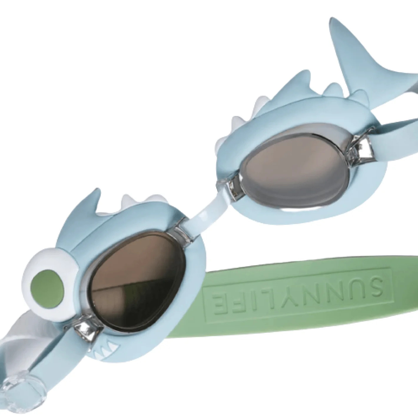 sunnylife shark treasure khaki goggles | minnow
