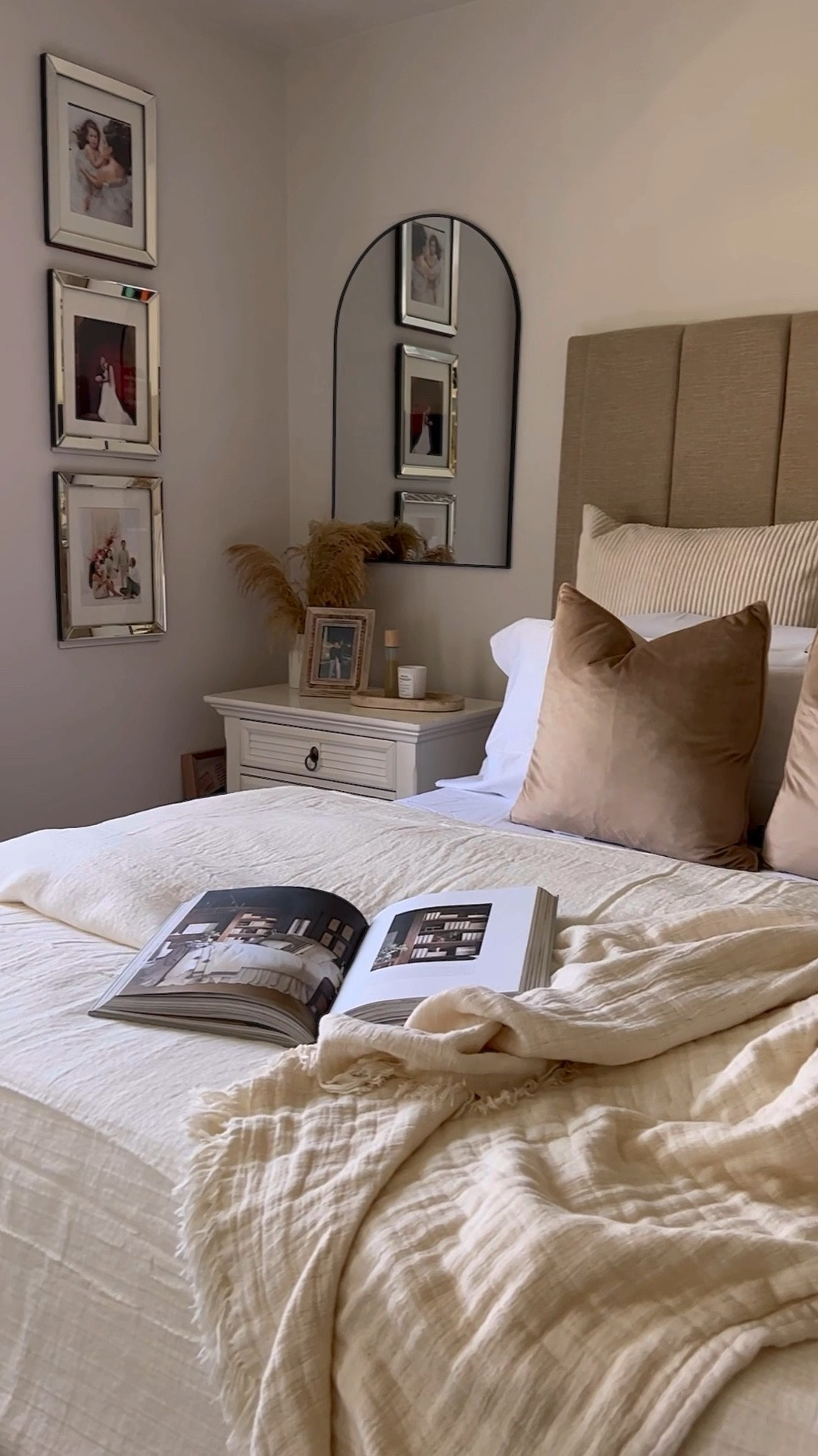 Bedroom refresh in beautiful neutral tones #bedroom #home 

#LTKhome #LTKsalealert #LTKSeasonal