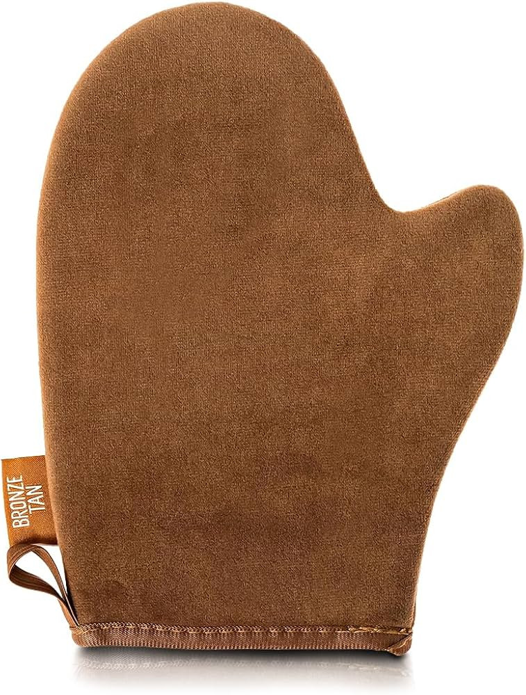 Bronze Tan Self Tanning Mitt Applicator With Thumb - Self Tanner Mitt for Application of Self Tan... | Amazon (US)