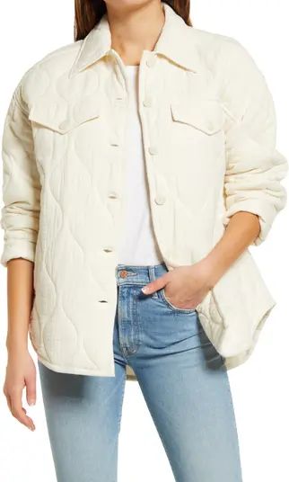 BLANKNYC Quilted Shacket | Nordstrom | Nordstrom