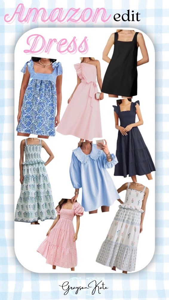 Amazon Dress Edit Pt. 2 👗✨
Had to do a round two—these picks are too good. Effortless vibes, flattering fits, and styles that work no matter what the day looks like.

These are the kind of dresses you’ll reach for on repeat!

#amazondressedit #graysenkateedit #effortlessstyle #easyoutfits #amazonfashion #wardroberefresh #simpledressing #preppystyle #summerdresses #amazonclothing

#LTKFindsUnder100 #LTKSeasonal #LTKStyleTip