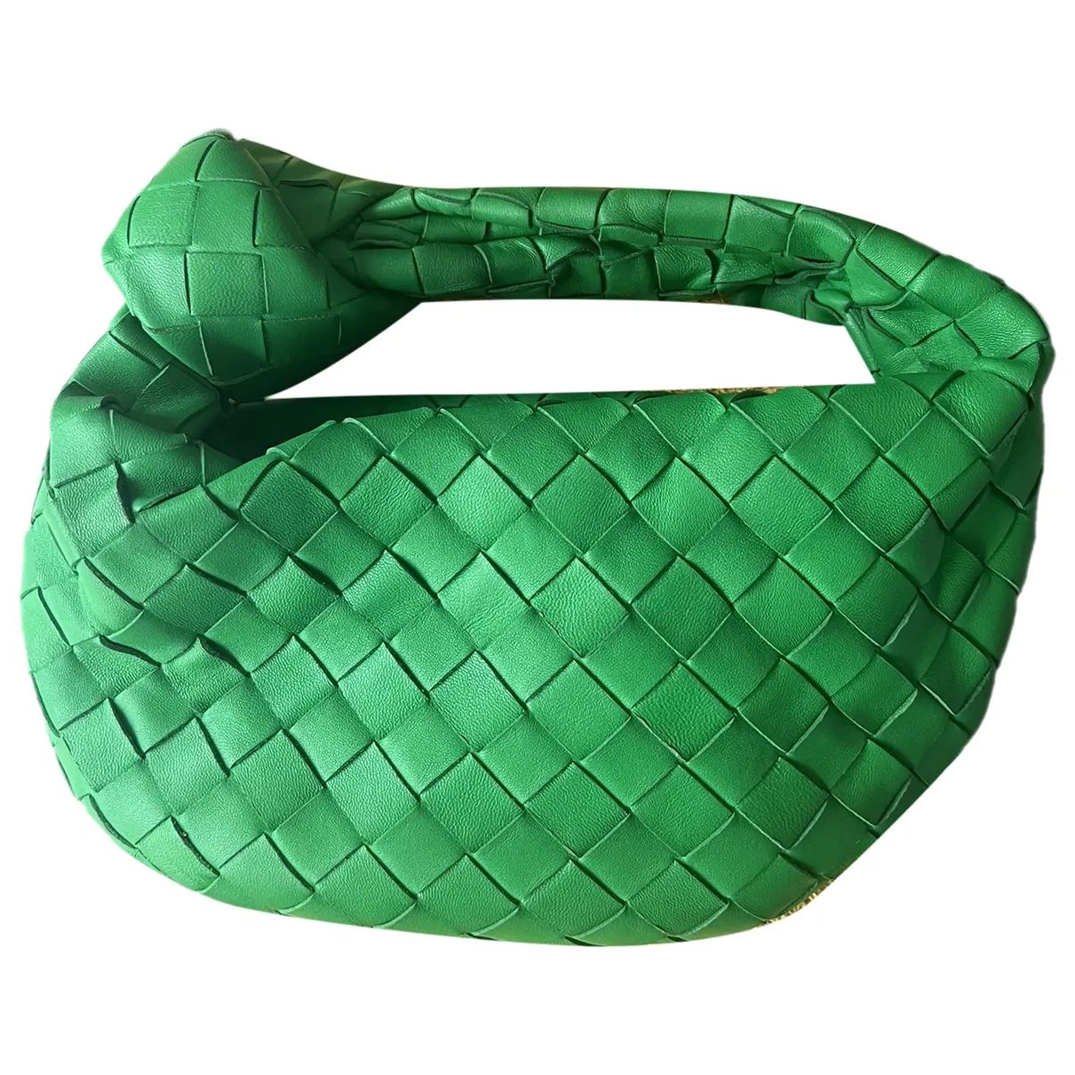 Jodie leather handbag Bottega Veneta Green in Leather - 39221124 | Vestiaire Collective (Global)