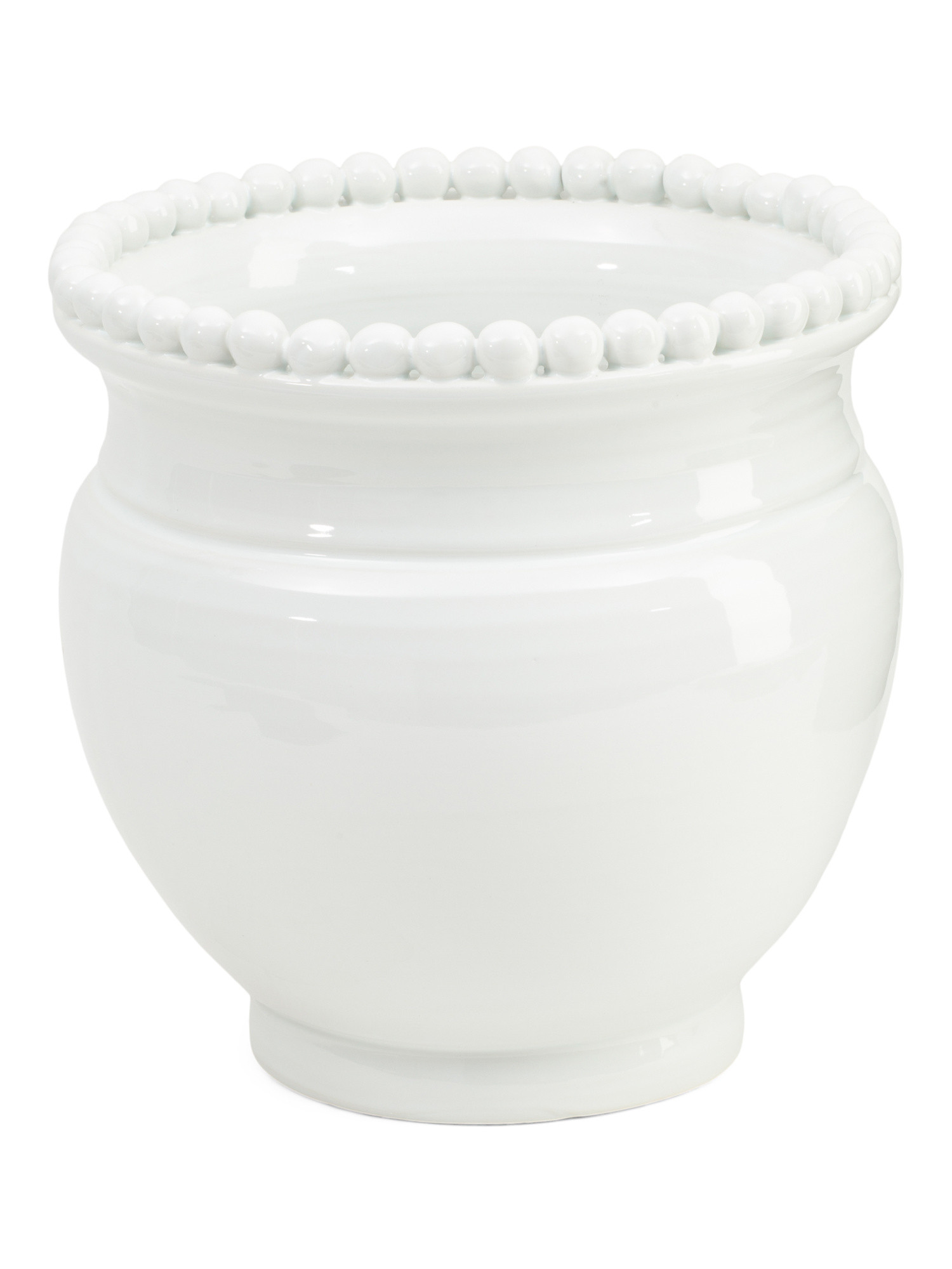 Made In Italy 8x10 Handmade Dot Edge Ceramic Planter | Plants & Planters | Marshalls | Marshalls