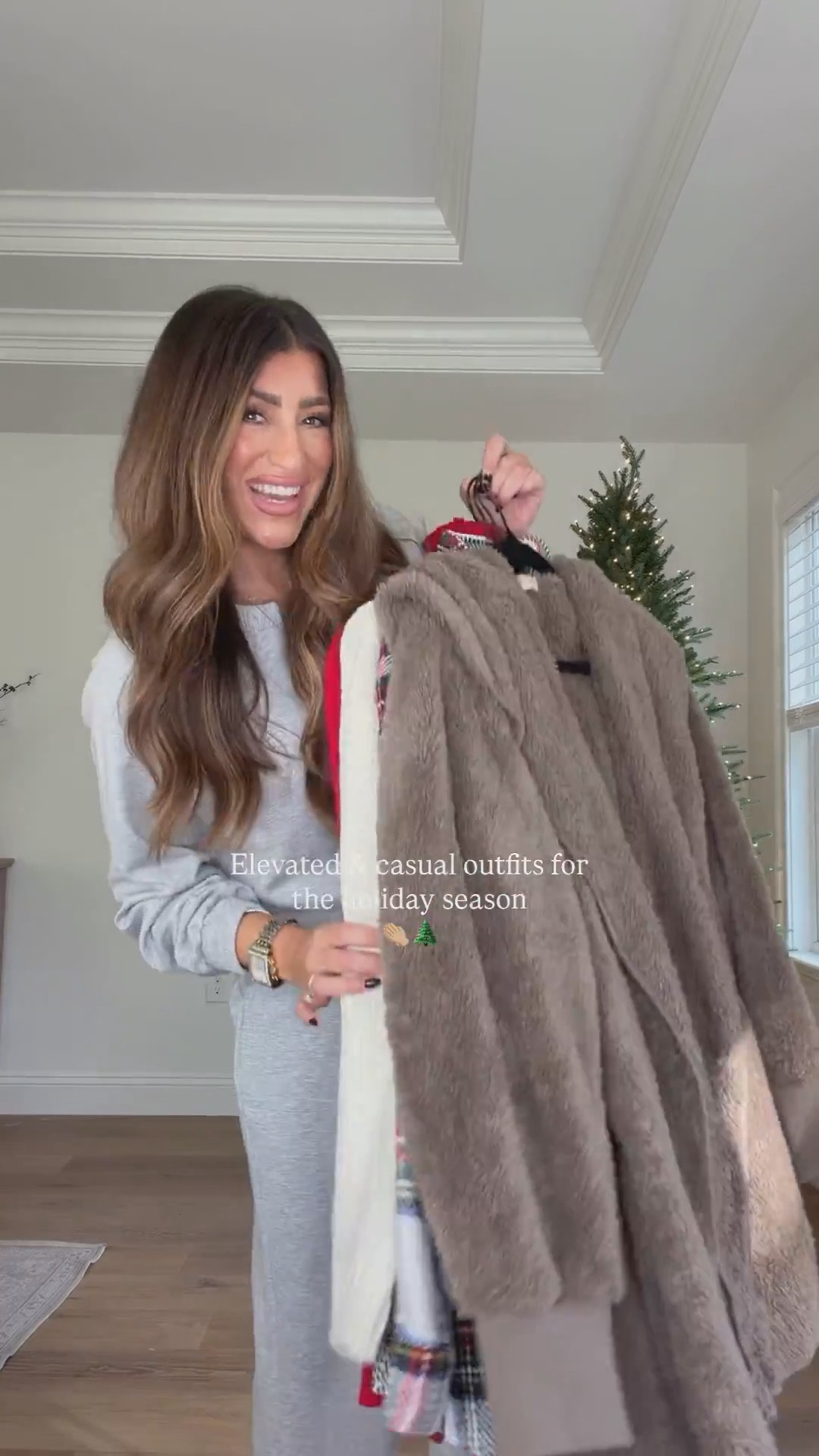 The cutest casual and holiday outfits for Christmas parties. Wearing tts in all. Med in gray set. Use code LAURENBFCM30 to save! 

Christmas party outfit, holiday party outfit, leggings outfit  

#LTKFindsUnder100 #LTKootd #LTKGiftGuide