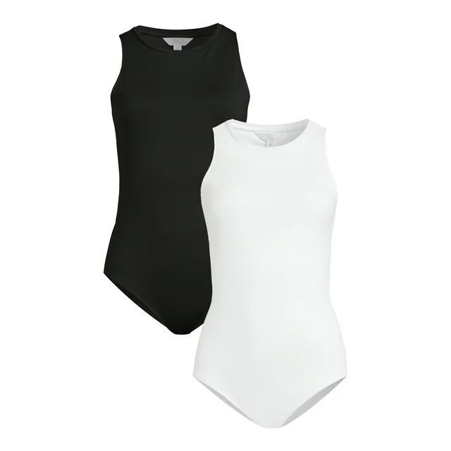 Time and Tru Women's Smoothing Bodysuit (2 pack) - Walmart.com | Walmart (US)