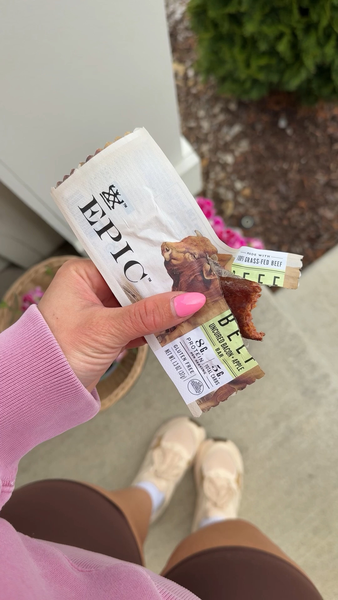 These Epic grass fed beef jerky’s help me hit my protein goals everyday 🤎

Protein, healthy snacks, clean eating 

#LTKSpringSale #LTKmorningroutine #LTKfitnessgoals