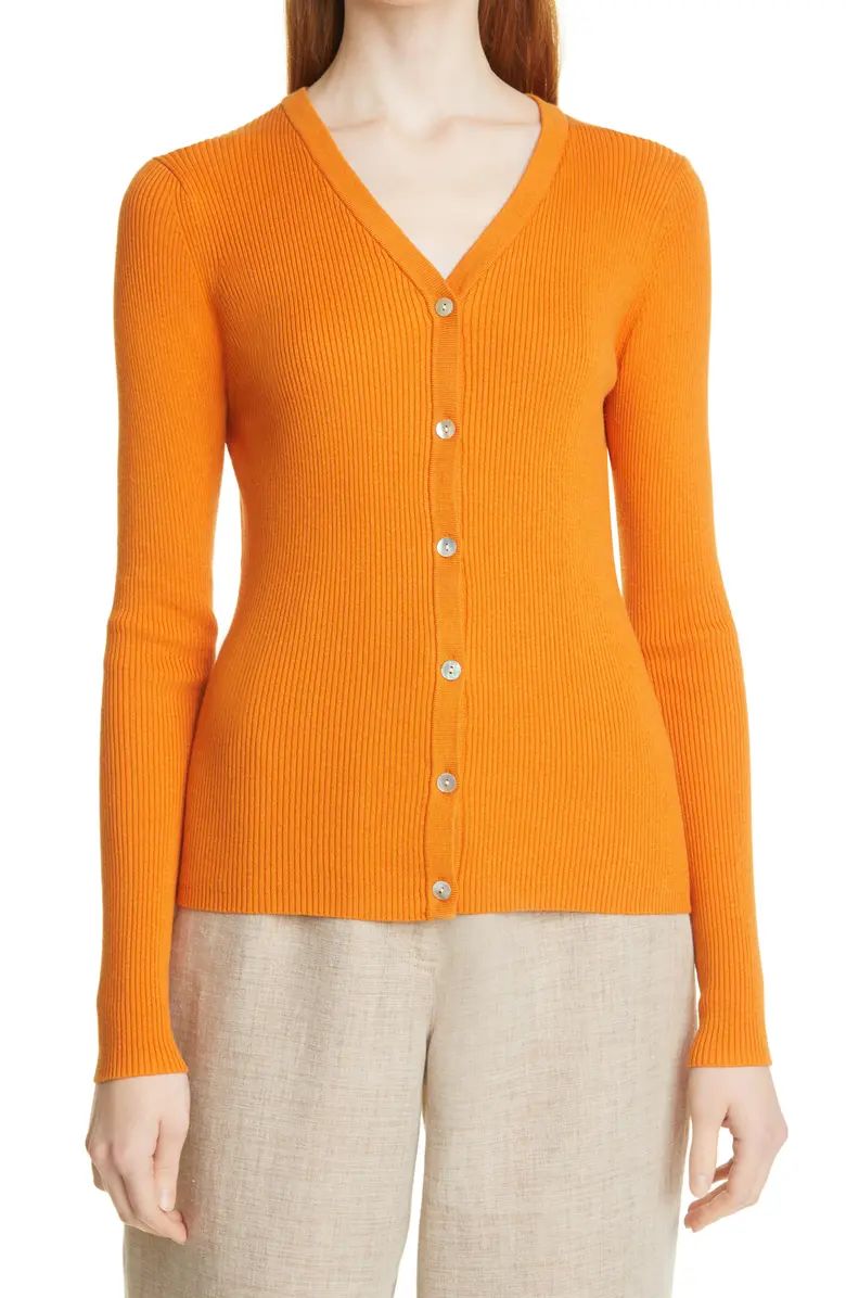 Everly Organic Cotton & Silk Blend Cardigan | Nordstrom | Nordstrom