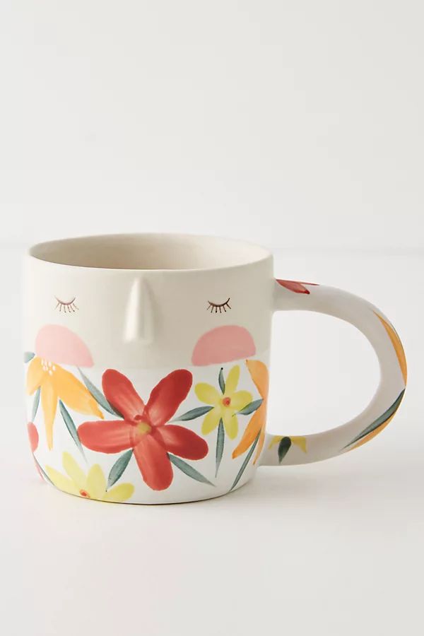 Fotini Tikkou Visage Mug By Fotini Tikkou in Assorted Size MUG/CUP | Anthropologie (US)