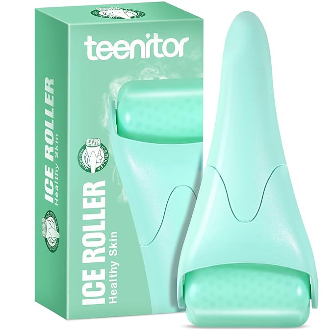 Teenitor Mint Green Ice Roller, Cold Face Roller, Ice Roller for Face & Eye Puffiness Relief, Ice... | Amazon (US)
