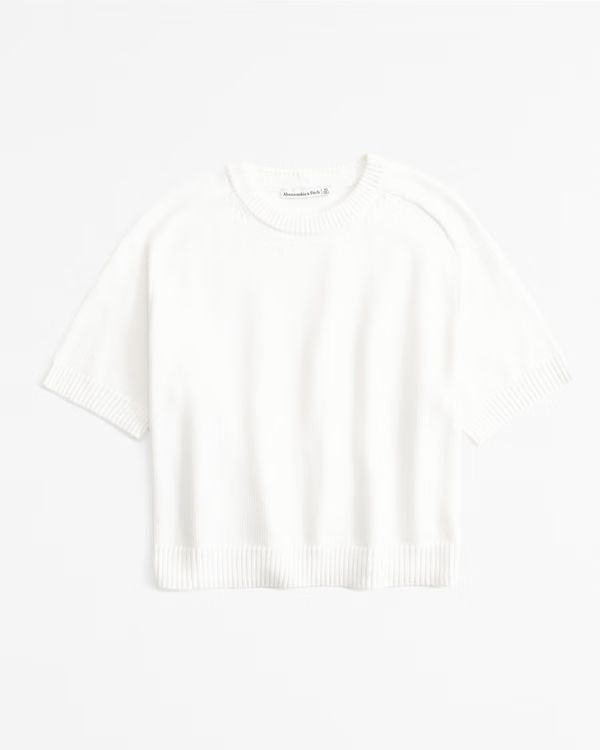 Women's The A&F Madeline Crew Sweater Tee | Women's New Arrivals | Abercrombie.com | Abercrombie & Fitch (US)