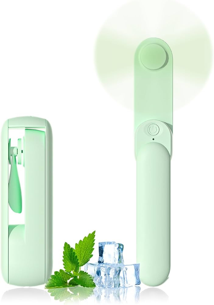 Portable Handheld Fan, 2 IN 1 Mini Hand Fan, Battery Operated [8-15 Working Hours], USB Rechargea... | Amazon (US)