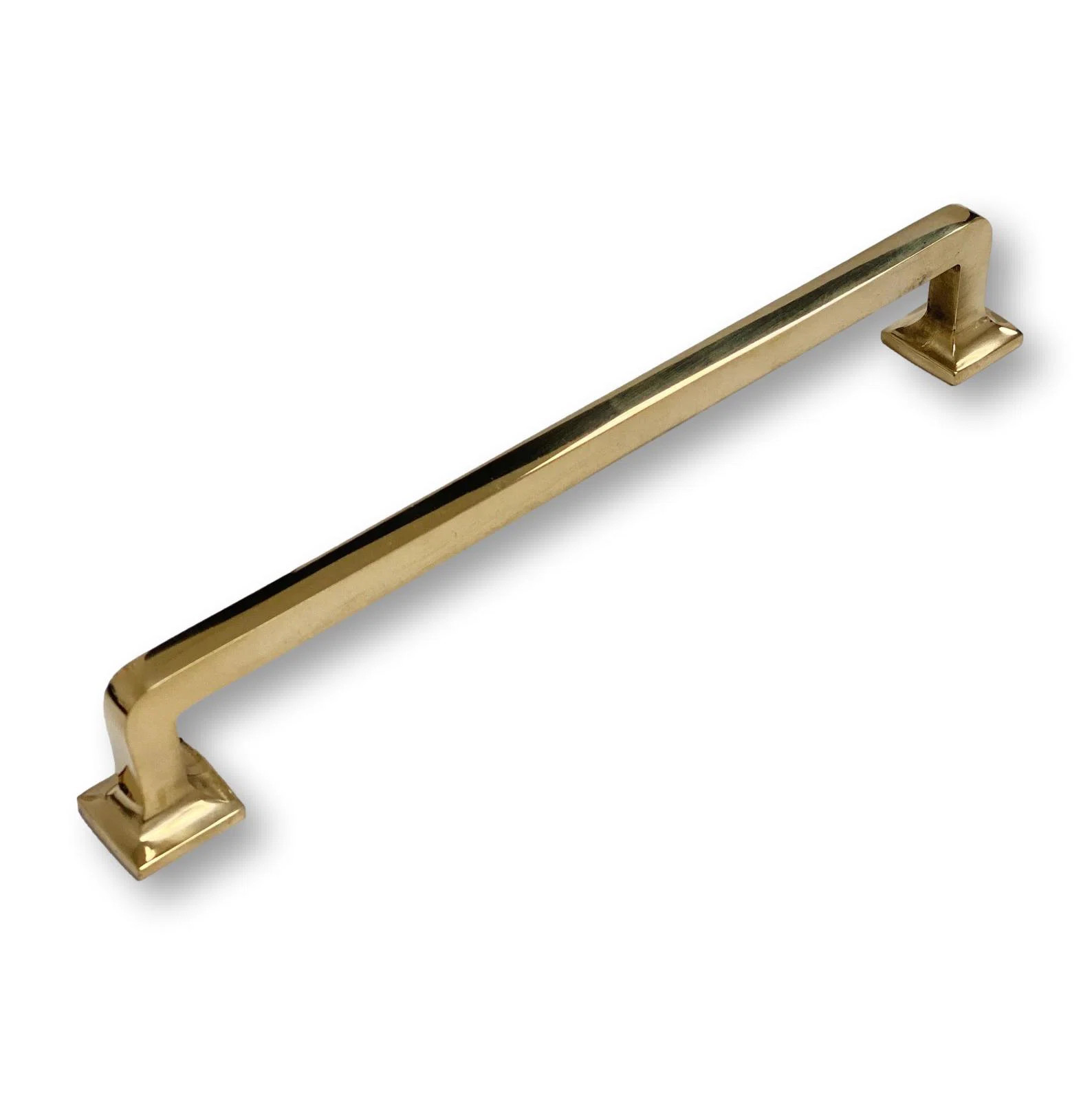 Eloise Unlacquered Brass 12" Center to Center Bar Pull | Wayfair North America