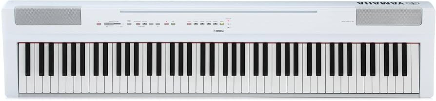 Yamaha P125A, 88-Key Weighted Action Digital Piano with Power Supply and Sustain Pedal (P125AWH) | Amazon (US)