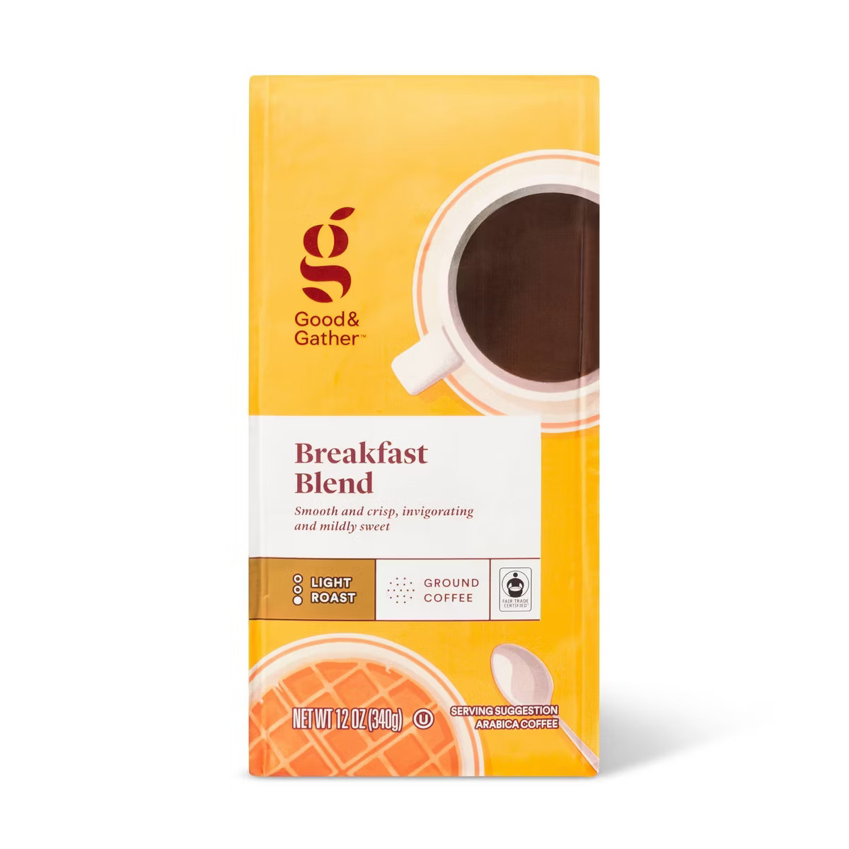 Breakfast Blend Light Roast Ground Coffee - 12oz - Good & Gather™ | Target