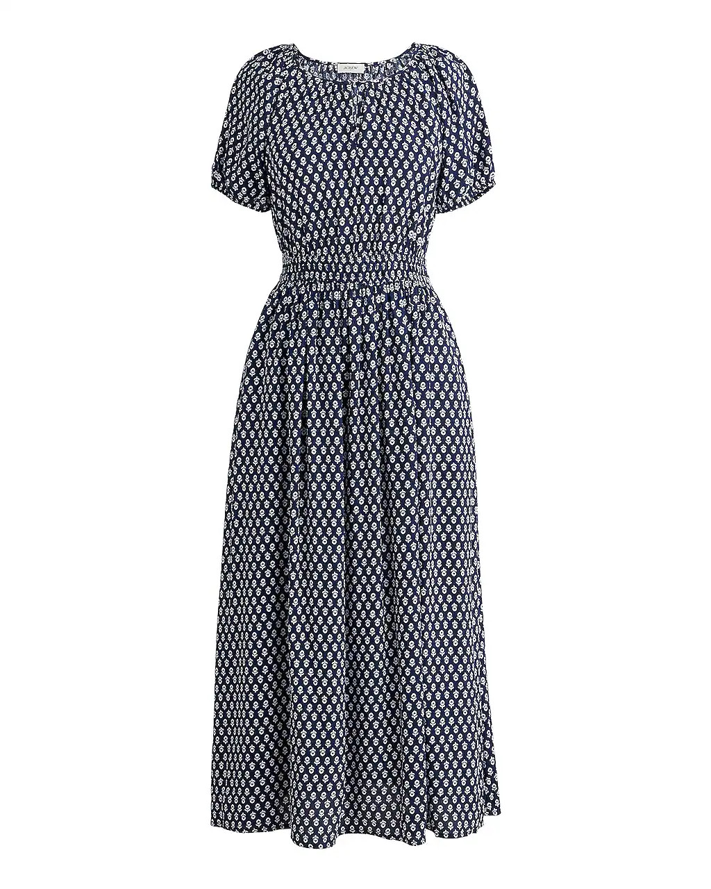 Block-print midi dress | J.Crew Factory