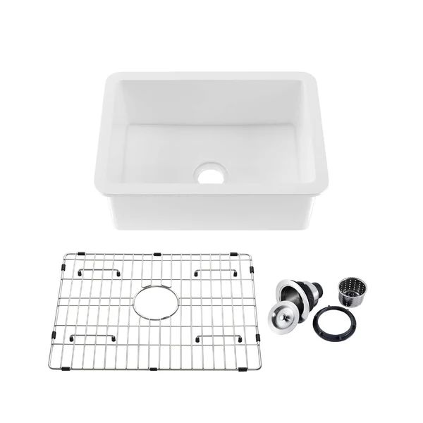 K2-S27 Landis 26.75" L x 19" W Undermount Kitchen Sink | Wayfair North America