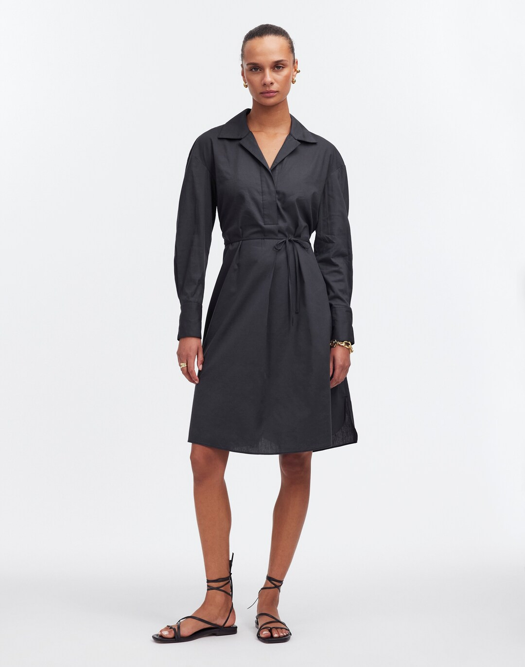 Belted Mini Shirtdress | Madewell