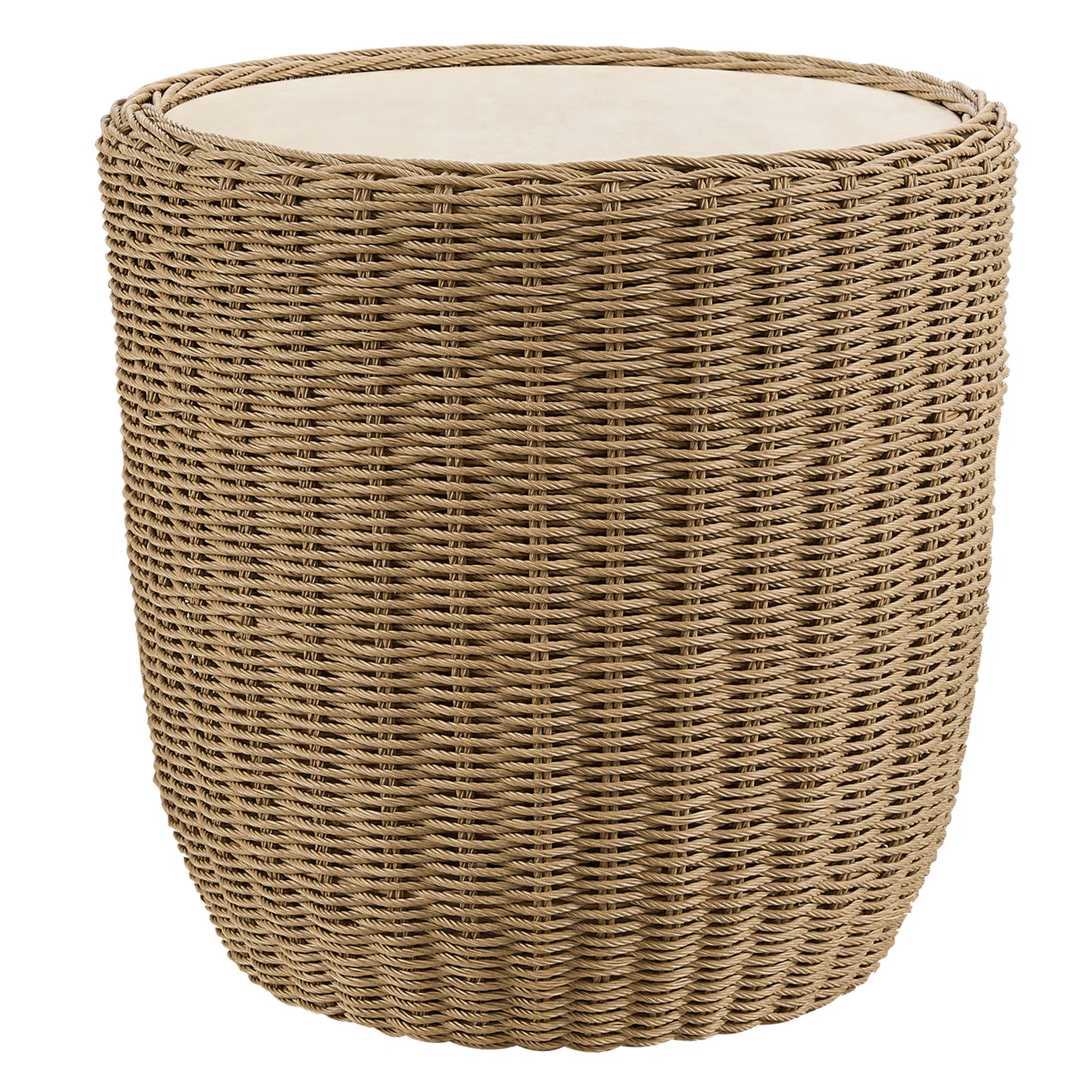Cimone Outdoor Wicker Side Table | Wayfair North America
