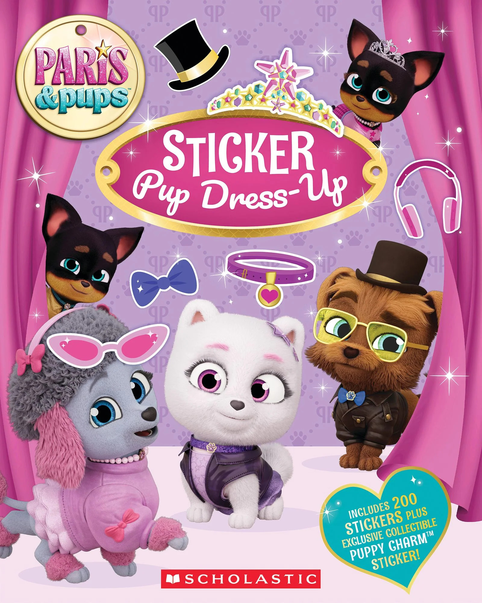 Paris and Pups: Sticker Pup Dress-up | Barnes & Noble