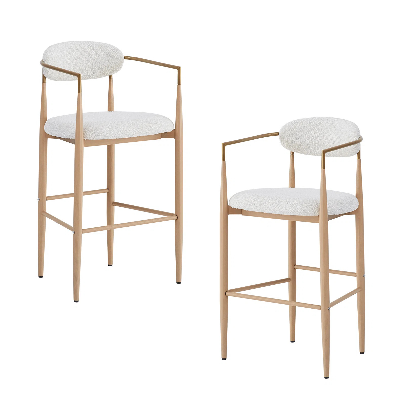Amen Upholstered Bar Stools (Set of 2) | Wayfair North America